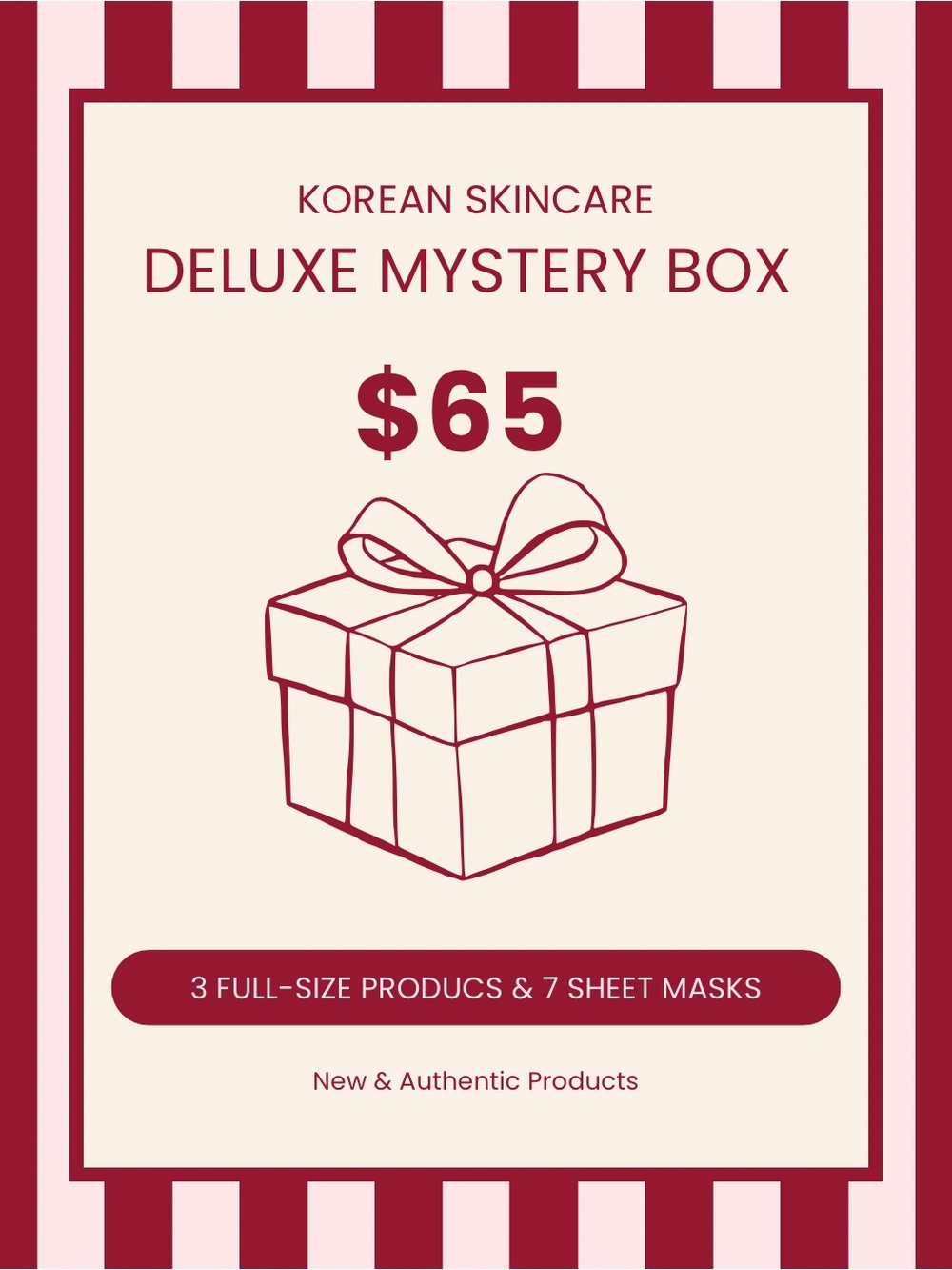 Deluxe Mystery Box - Korean Skincare 📦 ?